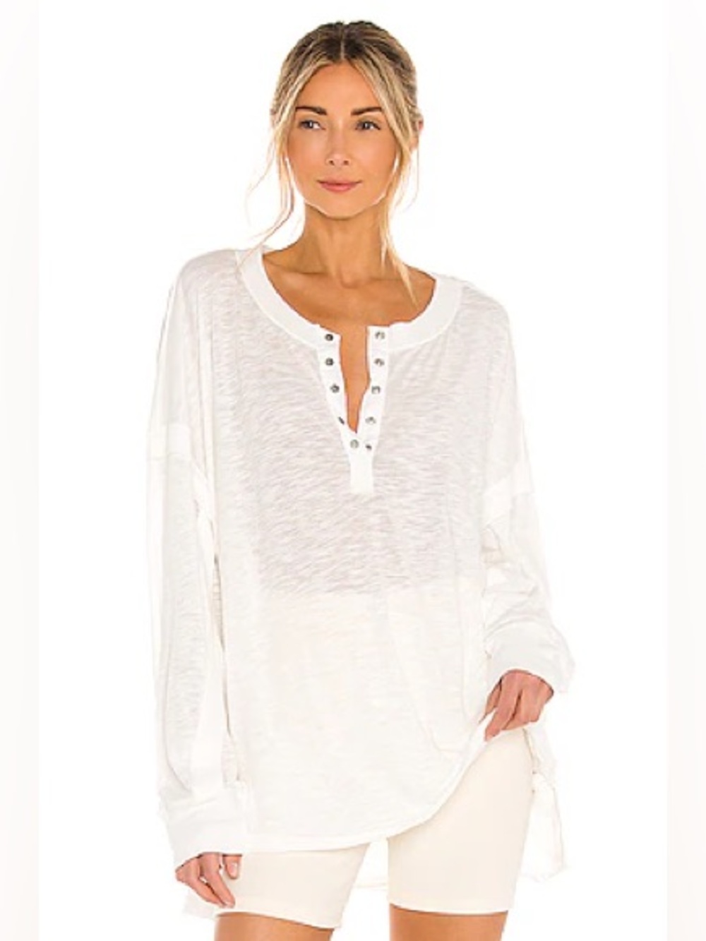 NWT Free People Movement “ One Up Sleeve Top” M